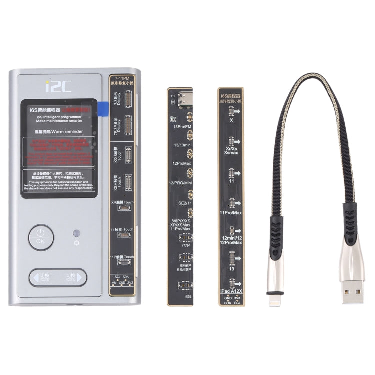 Set programmatore intelligente i2C i6S (colore originale+batteria+scheda test a matrice di punti), i6S Set Set programmatore intelligente i2C i6S (colore originale+batteria+scheda test a matrice di punti), i6S Set